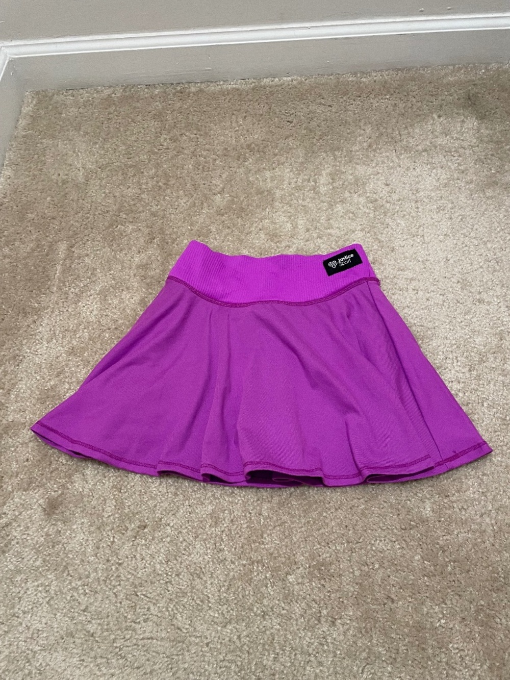 Justice Sport Skort, Purple, S 7/8